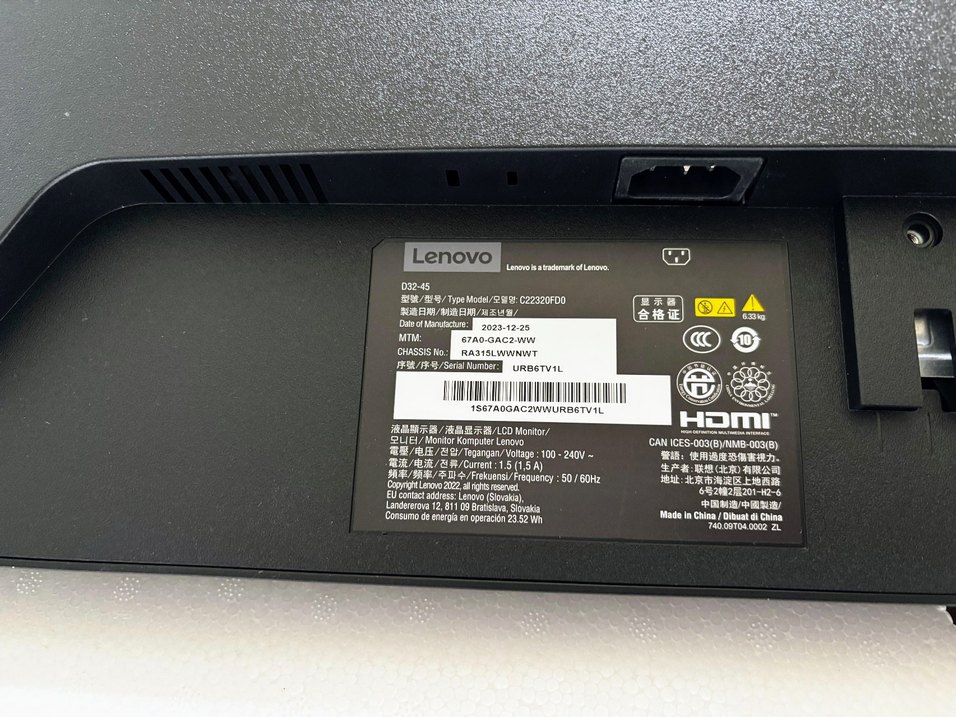 Lenovo Bilgisayar Monitörü - Görsel 5