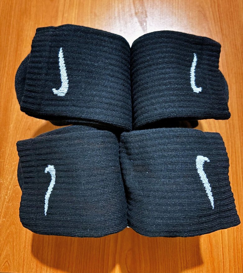 Nike Siyah Erkek Çorap 6'lı Paket - Görsel 3