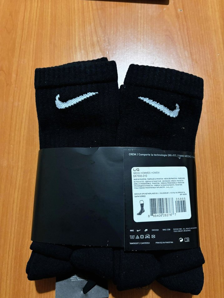 Nike Siyah Erkek Çorap 6'lı Paket - Görsel 2