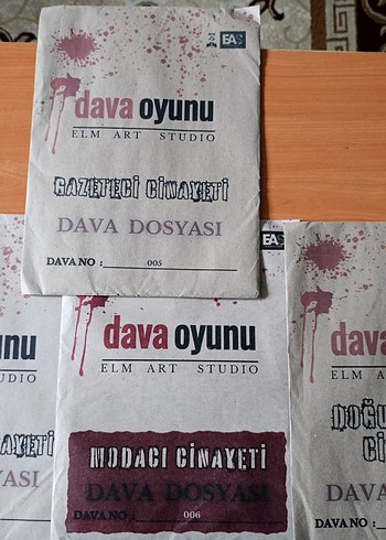 Dava Oyunu 4'lü Paket - Dedektif Sensin - Görsel 4