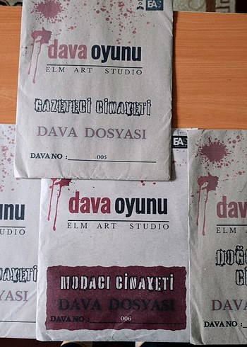 Dava Oyunu 4'lü Paket - Dedektif Sensin - Görsel 2