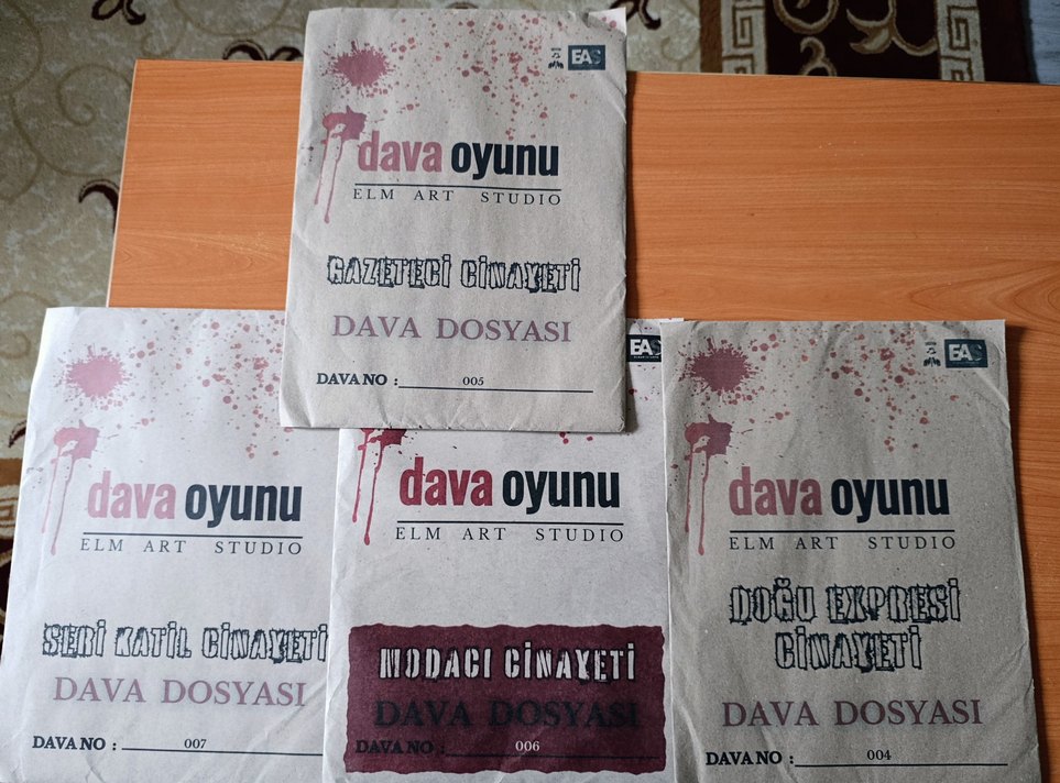 Dava Oyunu 4'lü Paket - Dedektif Sensin - Görsel 4