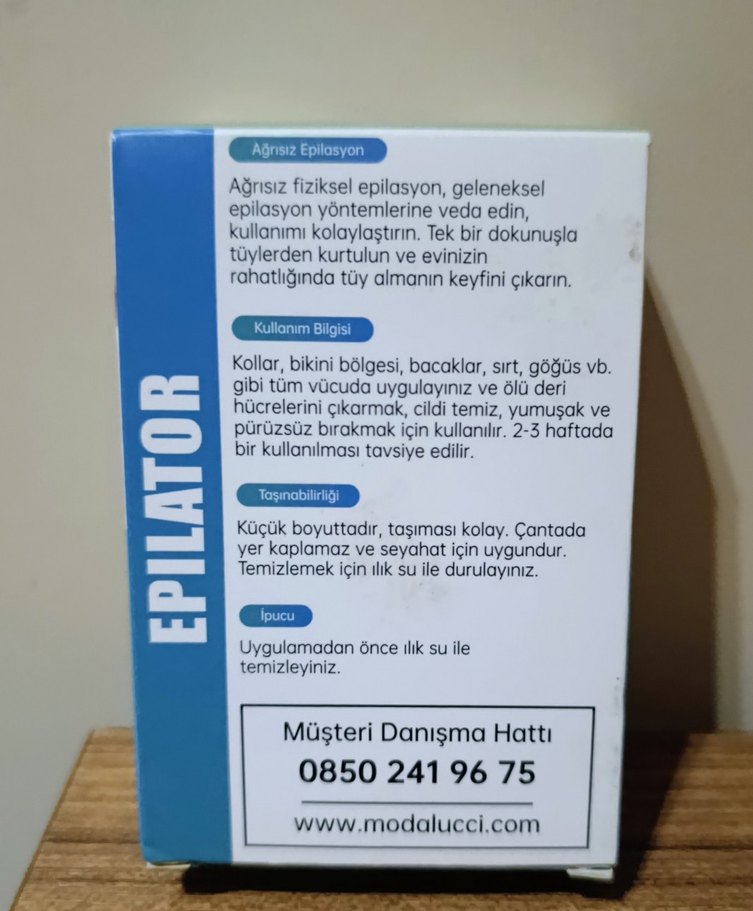 Moda Lucci Kristal Epilatör - Görsel 2