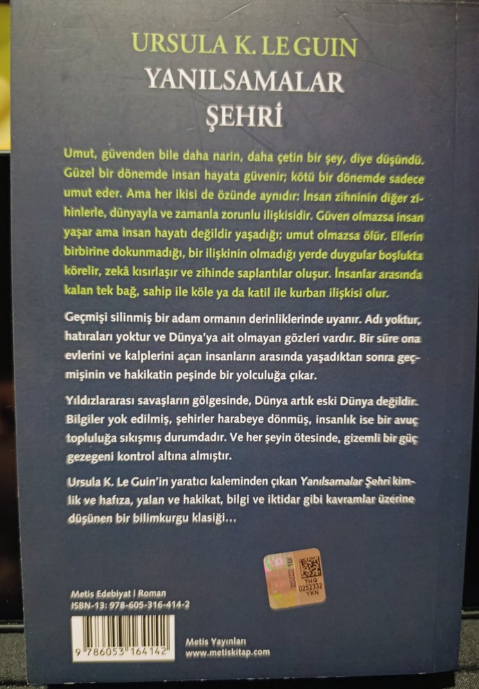 Yanılsamalar Şehri - Ursula K. Le Guin - Görsel 3