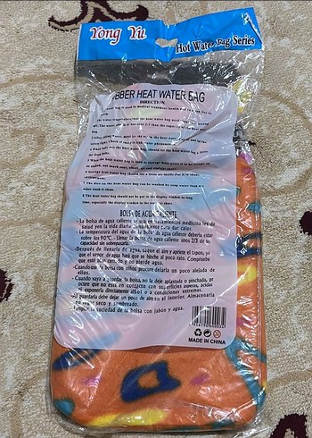 Renkli Peluş Sıcak Su Torbası - Görsel 3