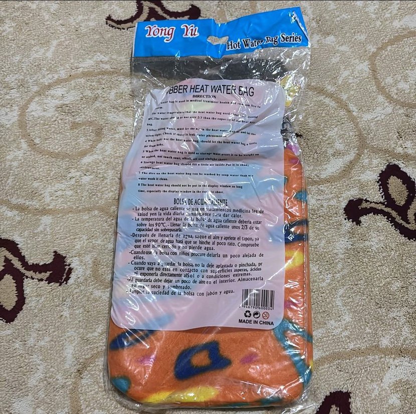 Renkli Peluş Sıcak Su Torbası - Görsel 3