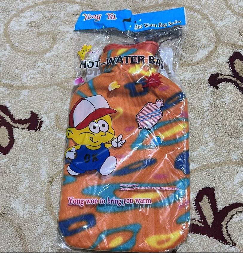 Renkli Peluş Sıcak Su Torbası - Görsel 2