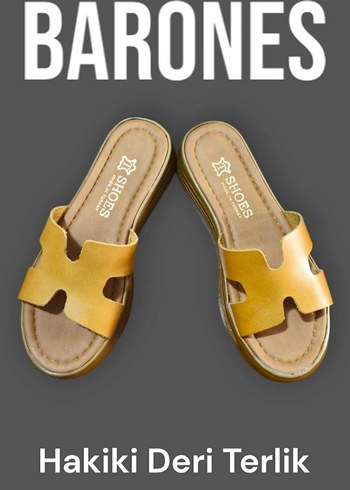36 Beden camel Renk HERMES MODEL HAKİKİ DERİ TERLİK 36 NUMARA