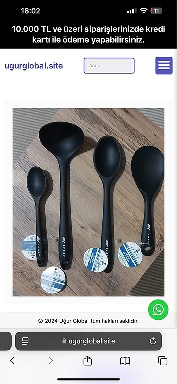 İvory spatula setleri