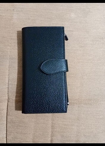 Hakiki deri unisex cüzdan 