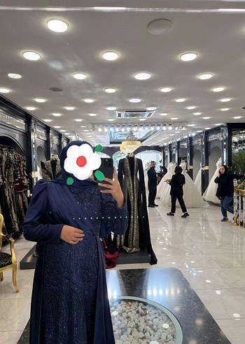 46 Beden lacivert Renk TESETTÜR ABİYE