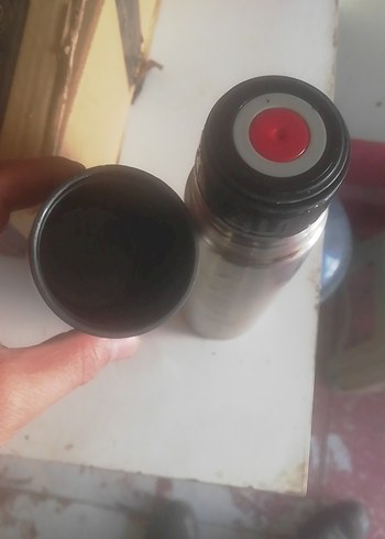 Kırmızı Çocuk Termos Şişesi - Görsel 3