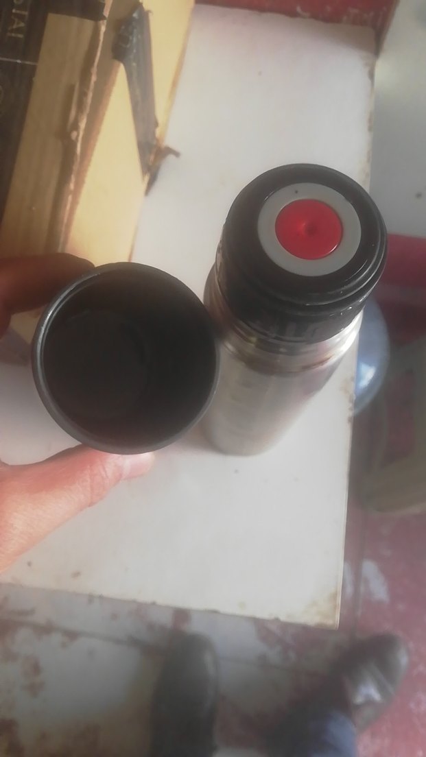 Kırmızı Çocuk Termos Şişesi - Görsel 3