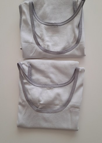 Beyaz Çocuk Atlet 2'li - Görsel 4