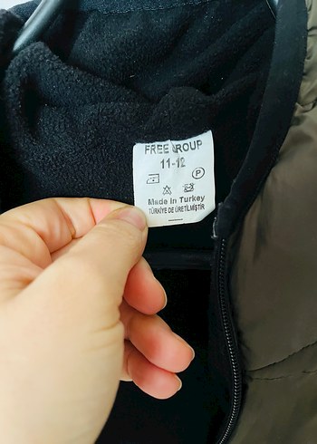 Yeşil erker çocuk Kışlık Mont - Görsel 2