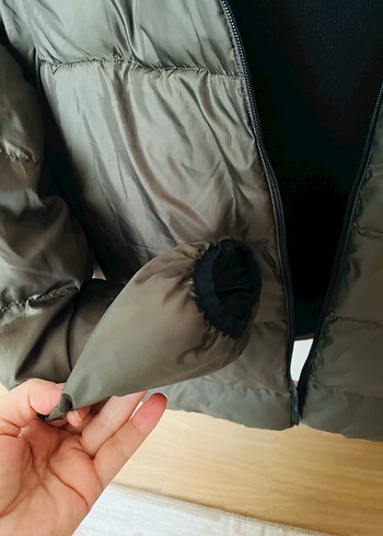 Yeşil erker çocuk Kışlık Mont - Görsel 5