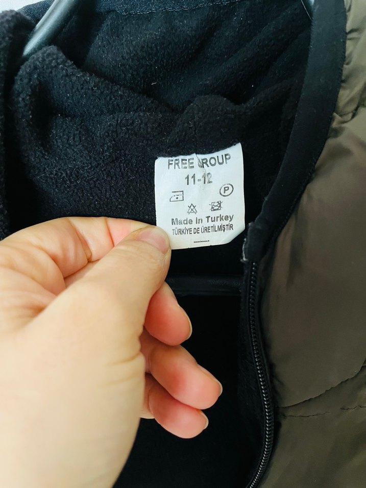 Yeşil erker çocuk Kışlık Mont - Görsel 2