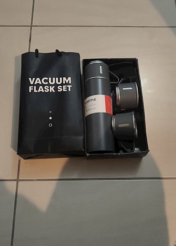 Gri  Termos - Sıcak Tutma Özellikli - Görsel 16