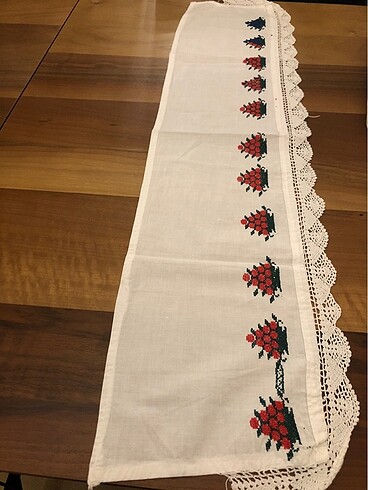  Beden Kanaviçe yastık kenarı