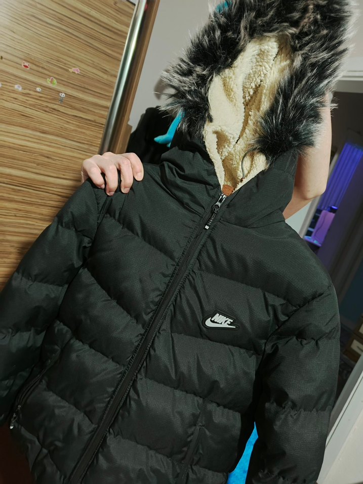 Siyah Çocuk mini mont - Görsel 2