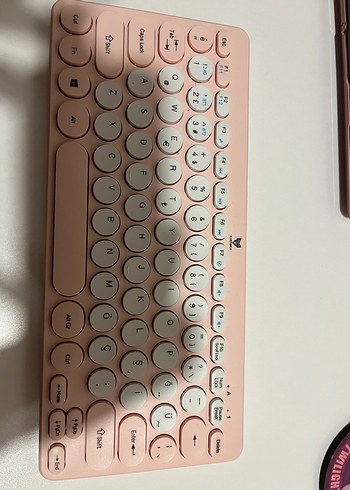Pembe Bluetooth Blueforce Klavye - Görsel 2