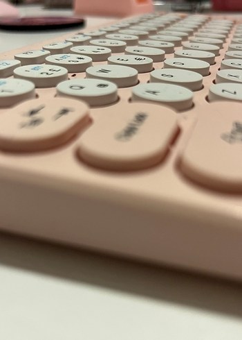 Pembe Bluetooth Blueforce Klavye - Görsel 3