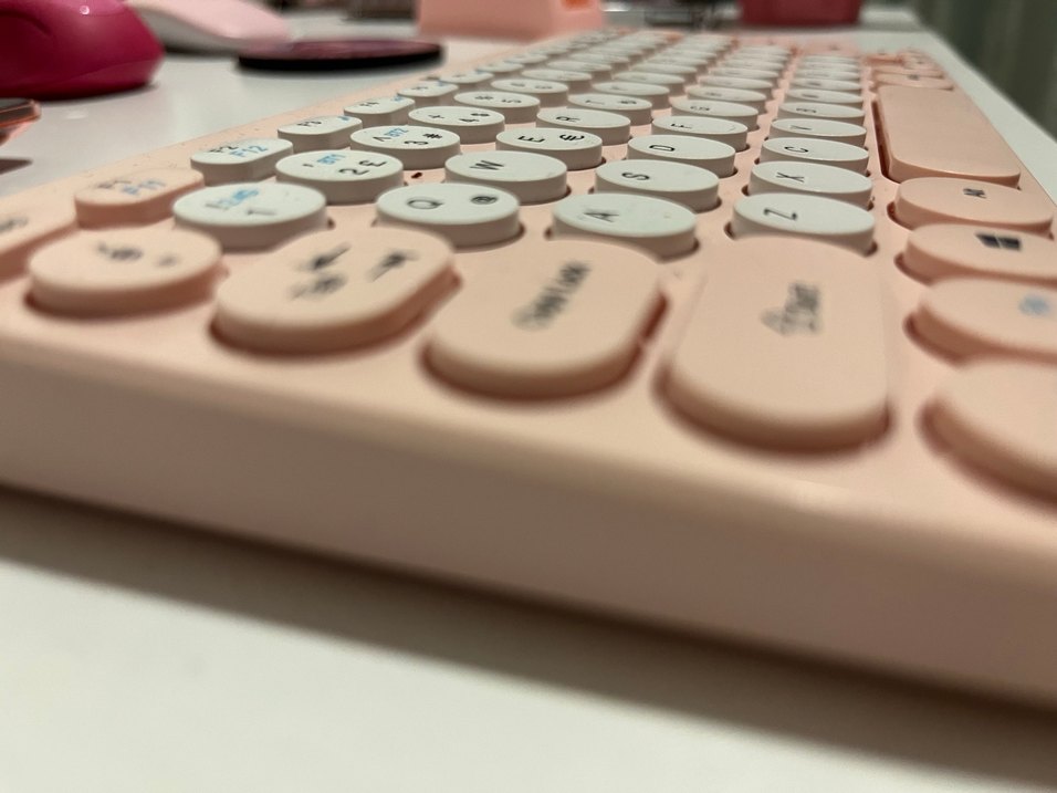 Pembe Bluetooth Blueforce Klavye - Görsel 3