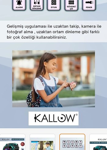  Beden Renk Kallow Turkuaz Akıllı Saat