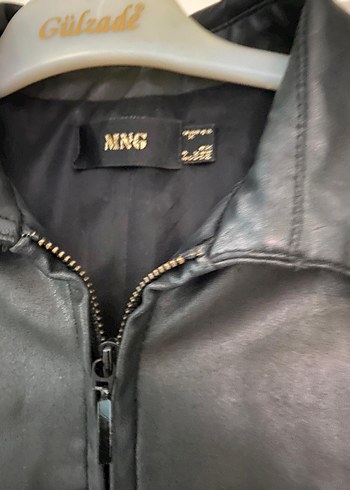 mango deri elbise (ceket) - Görsel 5