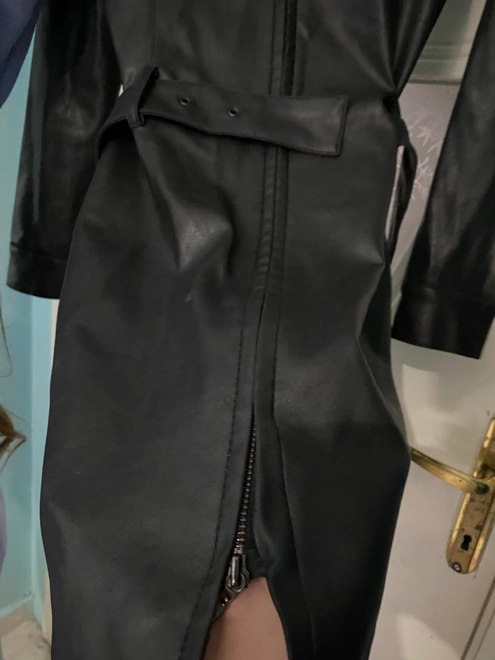 mango deri elbise (ceket) - Görsel 4