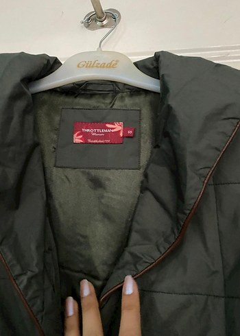 Kadın  yeşil  Kısa Fermuarlı Mont( yağmurluk) - Görsel 4