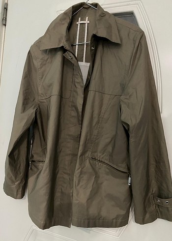 Düğmeli Kadın Ceket ( yağmurluk) - Görsel 2