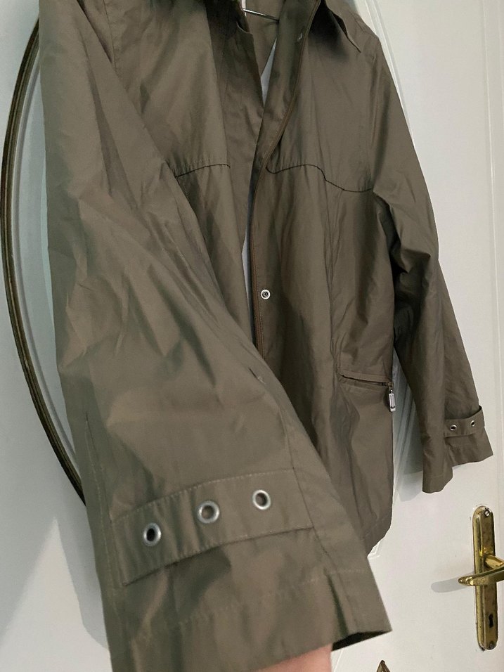 Düğmeli Kadın Ceket ( yağmurluk) - Görsel 3