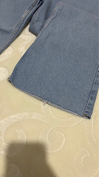 40 Beden mavi Renk Milla Açık mavi yüksek bel flare jeans