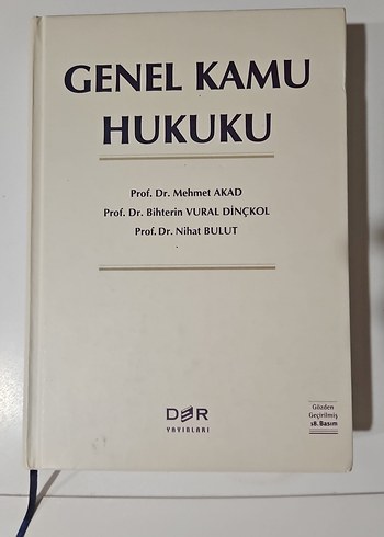 Genel Kamu Hukuku - Prof. Dr. Mehmet Akad