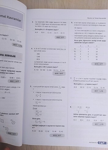 ÇAP YAYINLARI çıkmış sorular