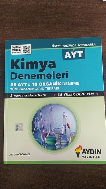 Aydın ayt kimya deneme / aydın kimya ayt 