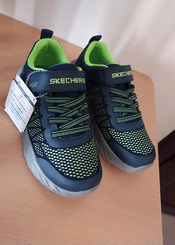 Erkek Çocuk Yeşil Skechers Spor Ayakkabı