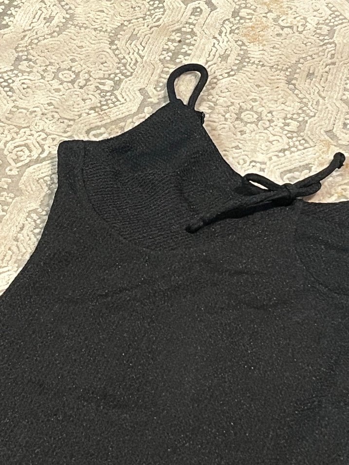 Siyah  Kadın Simli Bodysuit - Görsel 2