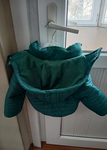 Erkek Çocuk Yeşil Fermuarlı Mont - Görsel 5