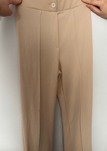 Bej kadın tayt pantolon - Görsel 2