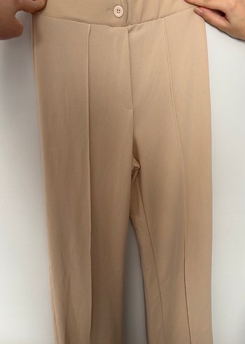 Bej kadın tayt pantolon - Görsel 3