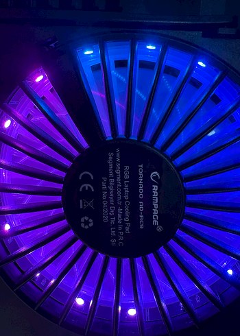 Rampage RGB Laptop Soğutucu Stand - Görsel 4