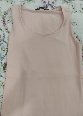 Pembe Mini Kolsuz Kadın Atlet - Görsel 3