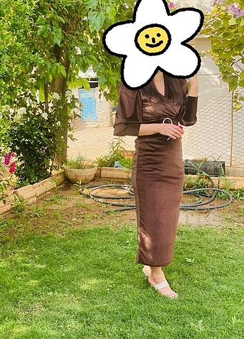 Şık kadife elbise