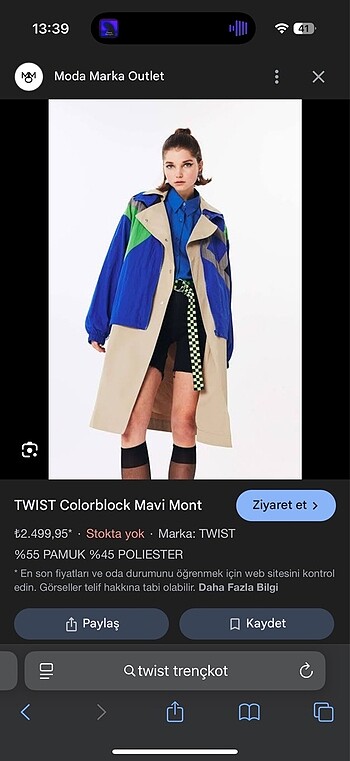 Twist Twist trenç