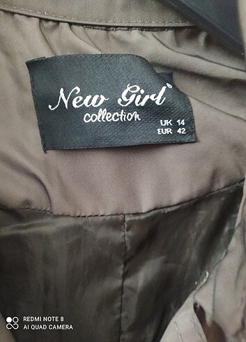 42 Beden haki Renk Trench