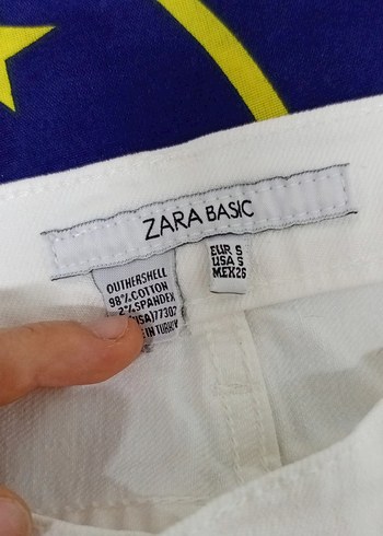 beyaz kadın denim bermuda şort - Görsel 2