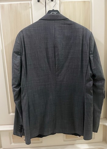Gri Erkek Ofis Takımı Ceket Notch Yaka - Görsel 2