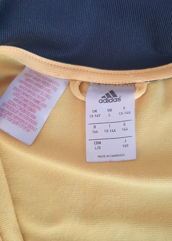 Sarı Siyah Fermuarlı Atletik Ceket - Görsel 4